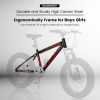 Ecarpat Kids Bike 20 Inch Wheels, 4" Wide Fat Tire Snow Mountain Bike Ages 8-12 Year Old, Steel Frame, 7 Speed Teenager Children Kids' Bicycles